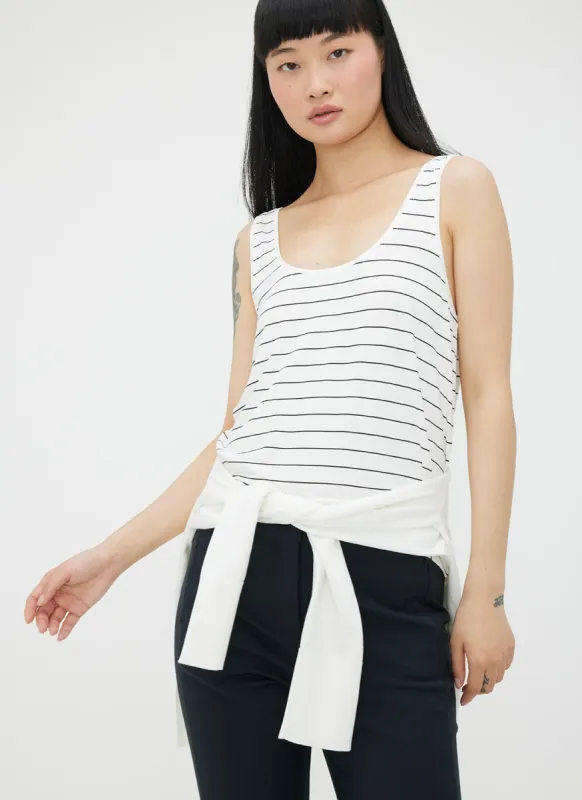 Charlotte Scoop Neck Tank sold by Kit and Ace