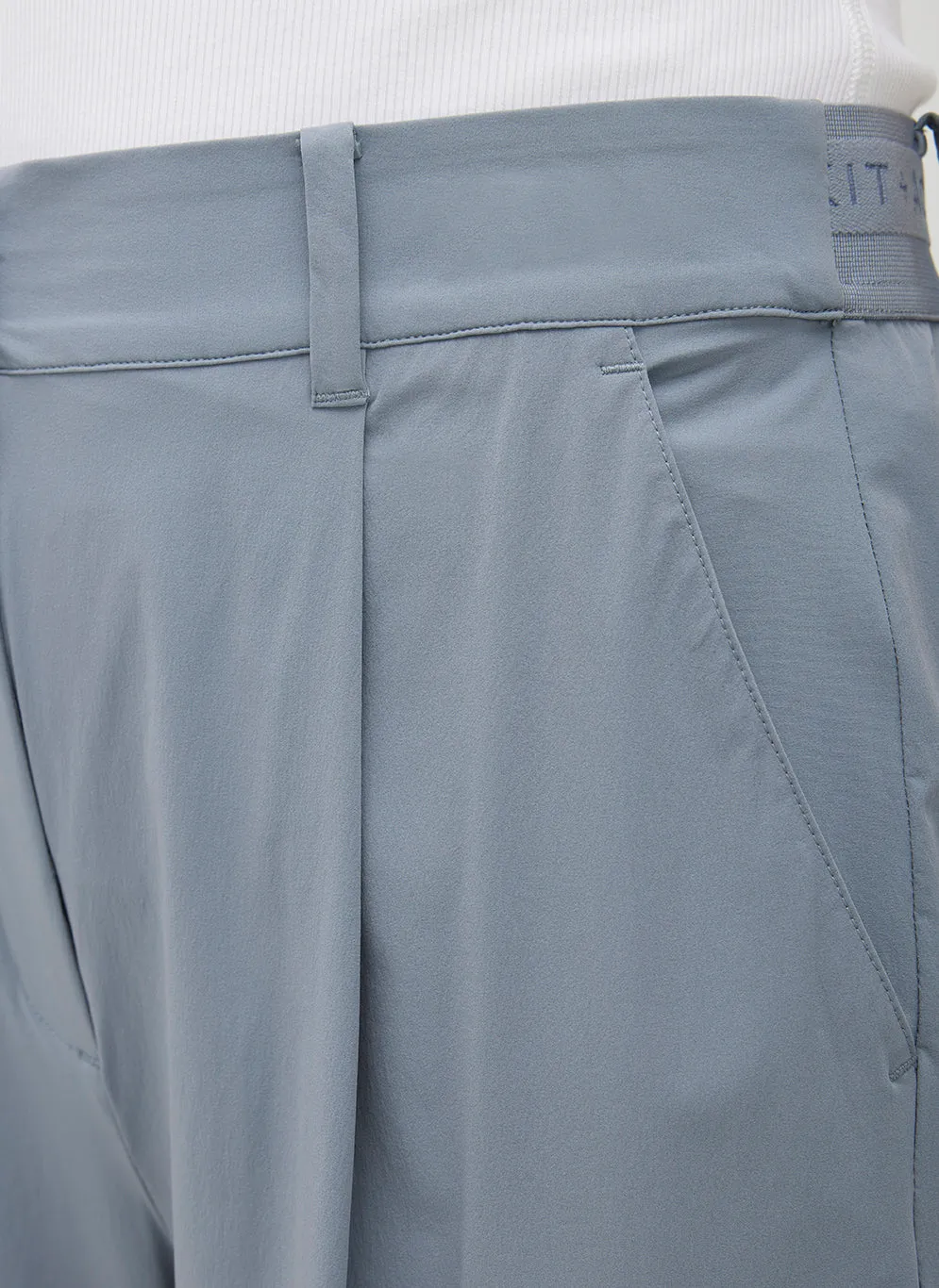 Chloe High Waisted Pleated Trousers sold by Kit and Ace product image thumbnail 4