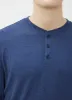 Brushed Long Sleeve Henley sold by Kit and Ace