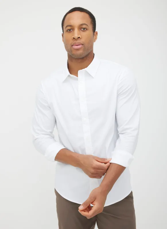 Stay Cool Poplin Long Sleeve Shirt Standard Fit sold by Kit and Ace