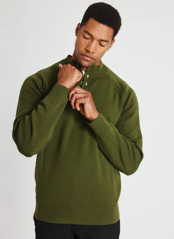 Kaslo Merino Henley Sweater sold by Kit and Ace