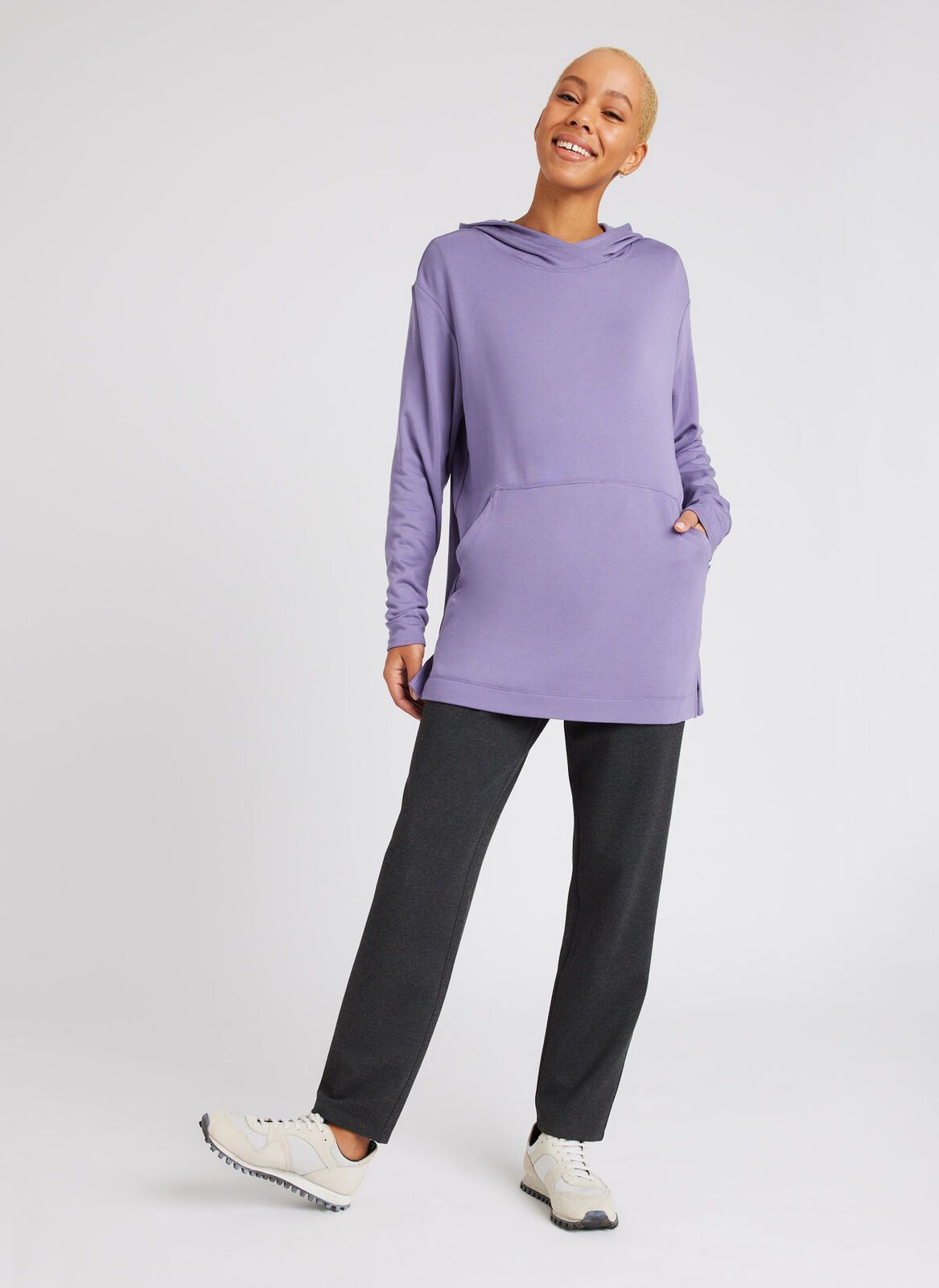 Brushed Weekend Hoodie sold by Kit and Ace product image thumbnail 4