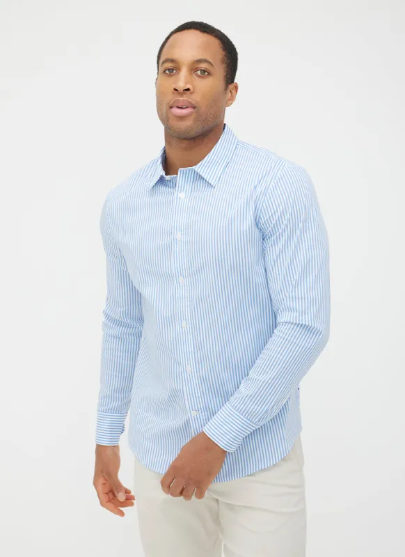 Stay Cool Poplin Long Sleeve Shirt Standard Fit sold by Kit and Ace