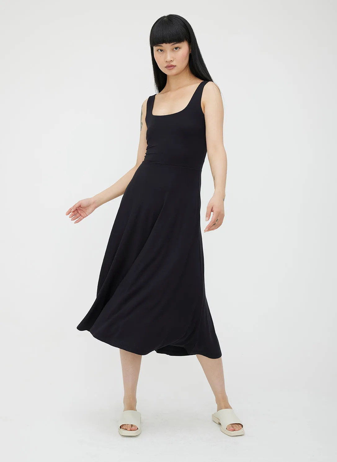 Charlotte Squareneck Dress sold by Kit and Ace product image thumbnail 2