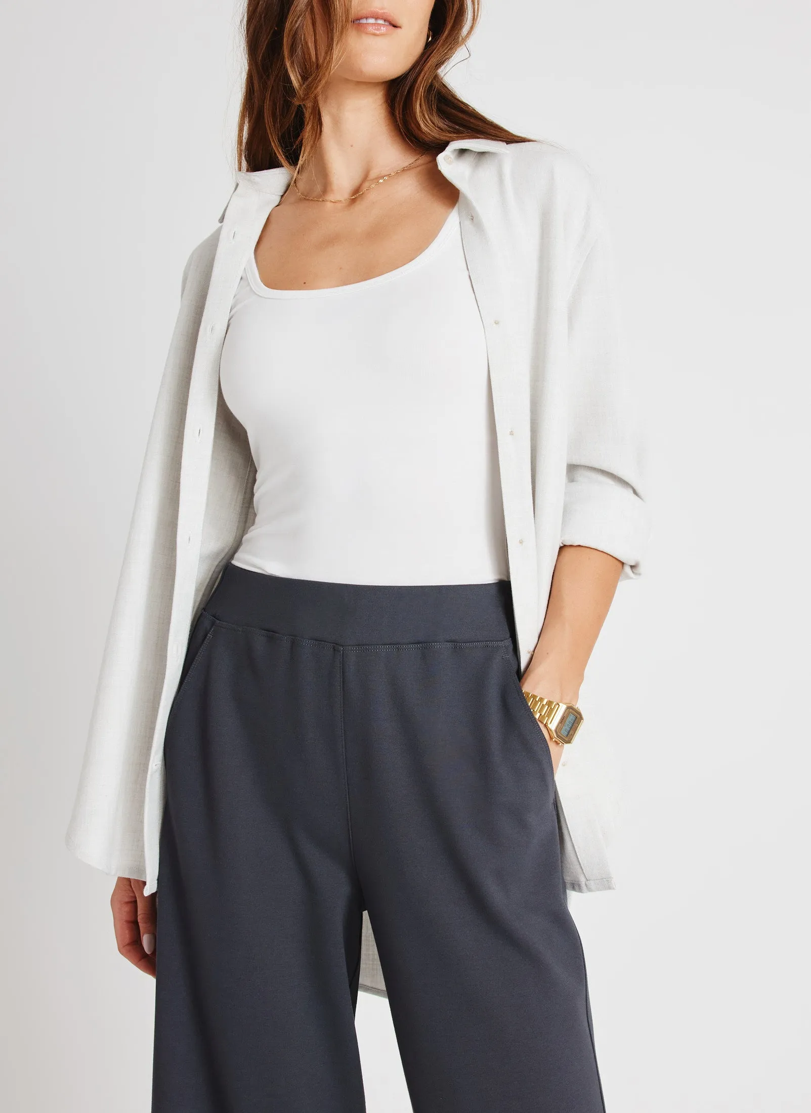 Serenity Double Knit Wide Leg Pants sold by Kit and Ace product image thumbnail 5