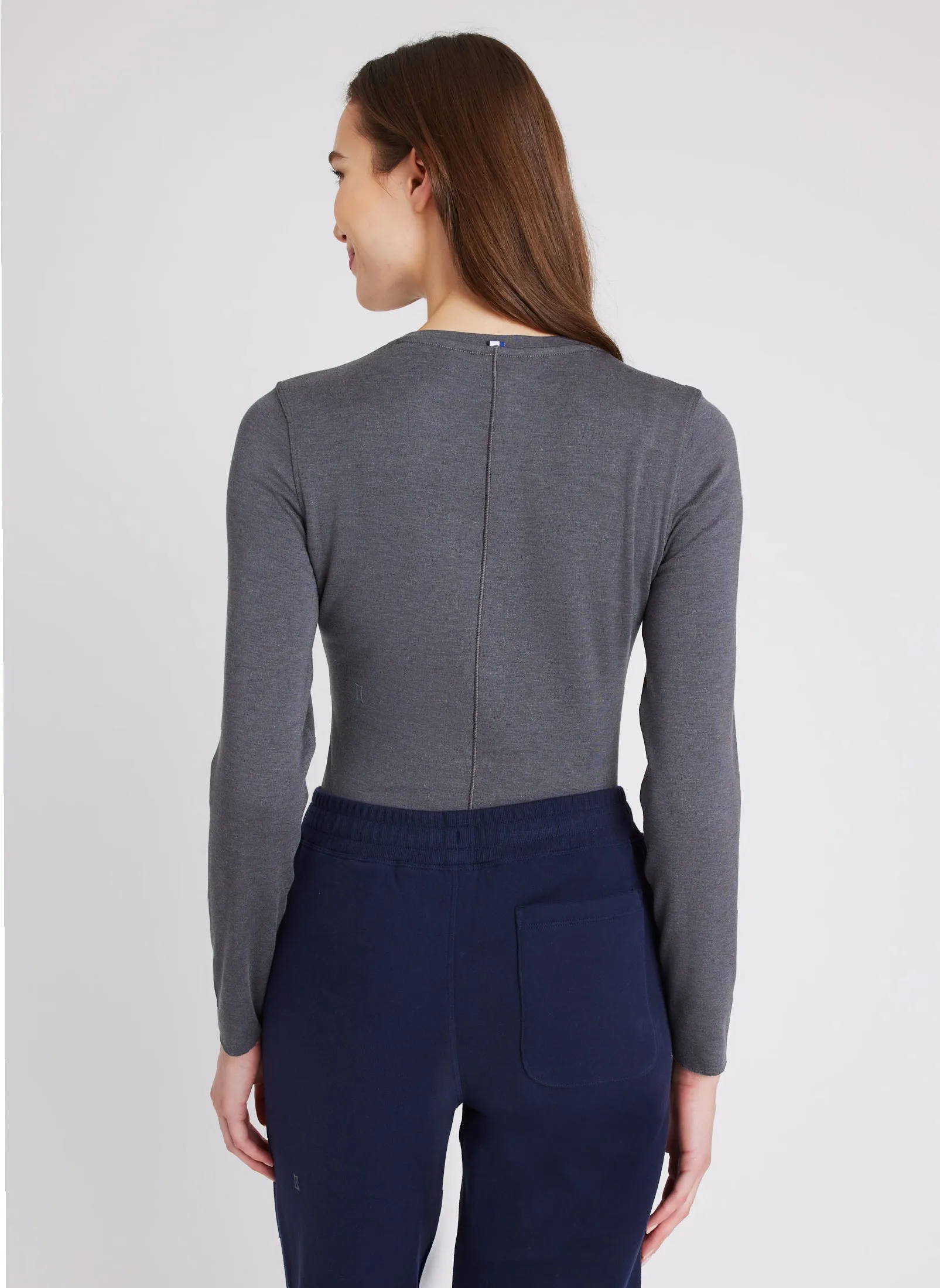 Brushed Henley Long Sleeve Tee sold by Kit and Ace product image thumbnail 3