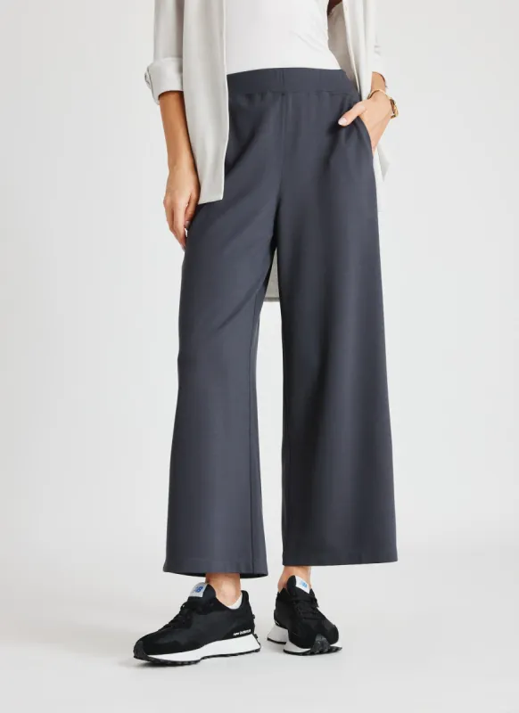 Serenity Double Knit Wide Leg Pants | Parallel