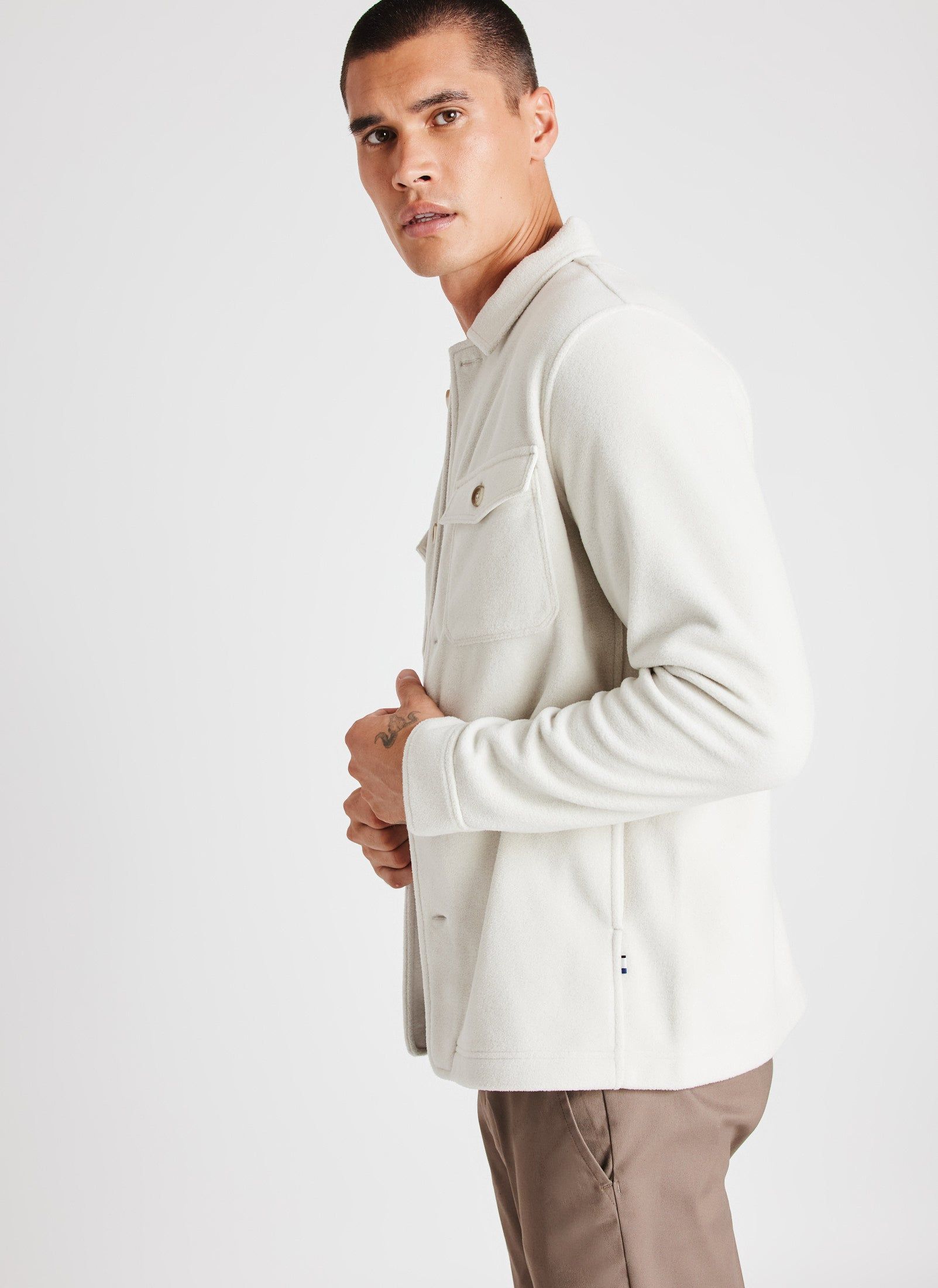 Water Resistant Fleece Shirt Jacket sold by Kit and Ace product image thumbnail 2