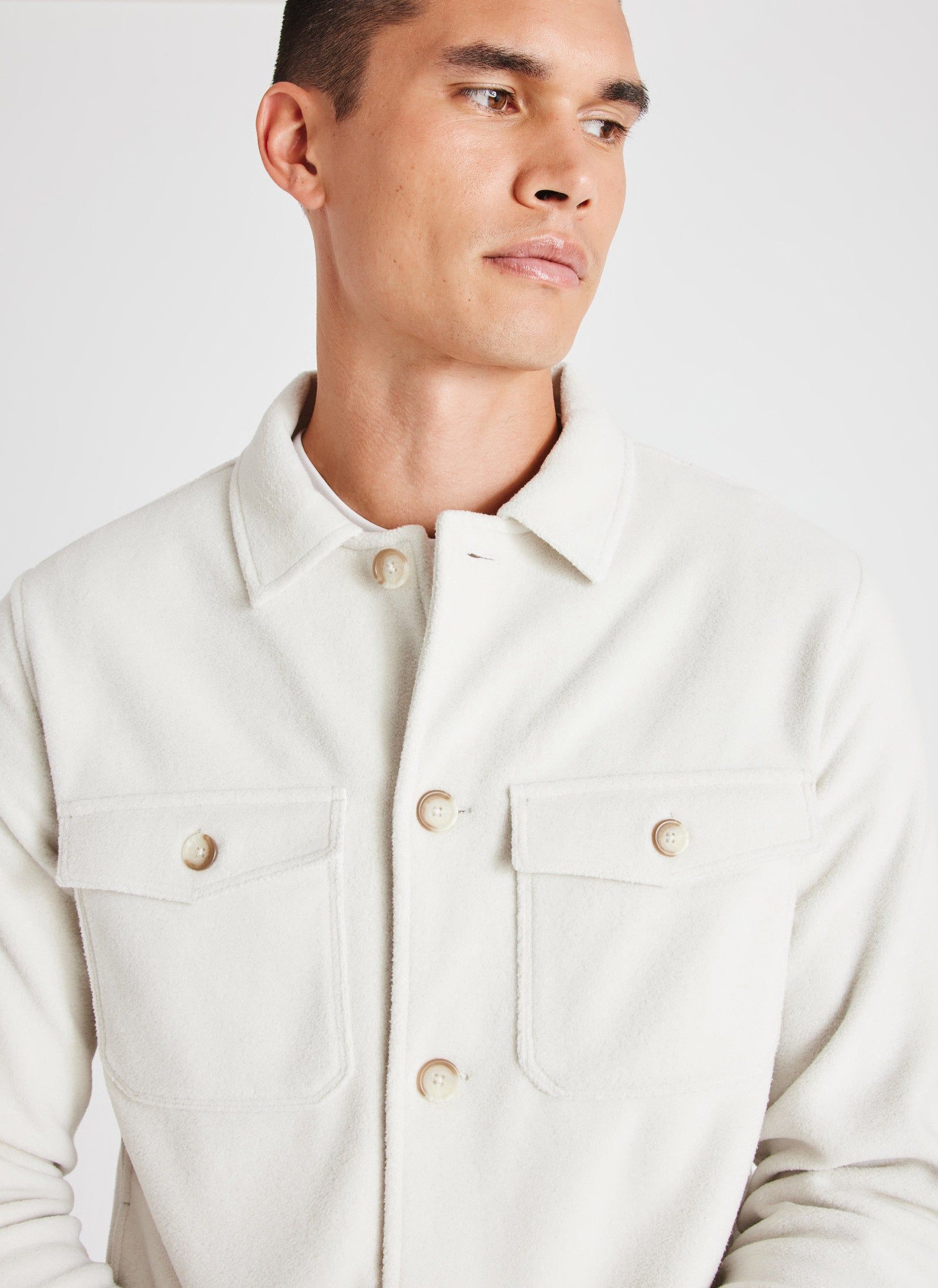 Water Resistant Fleece Shirt Jacket sold by Kit and Ace product image thumbnail 5