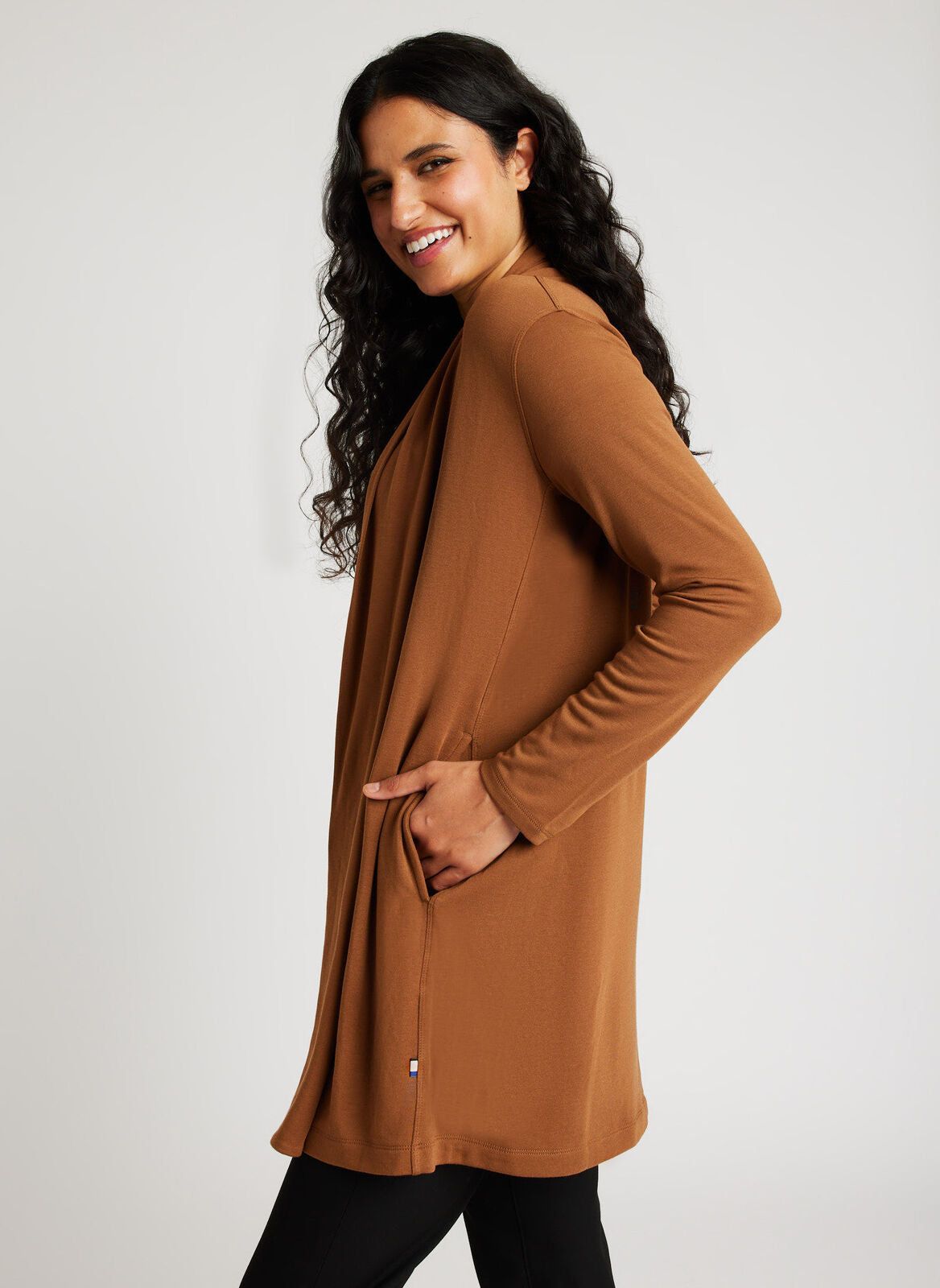 Brushed Open Cardigan sold by Kit and Ace product image thumbnail 14