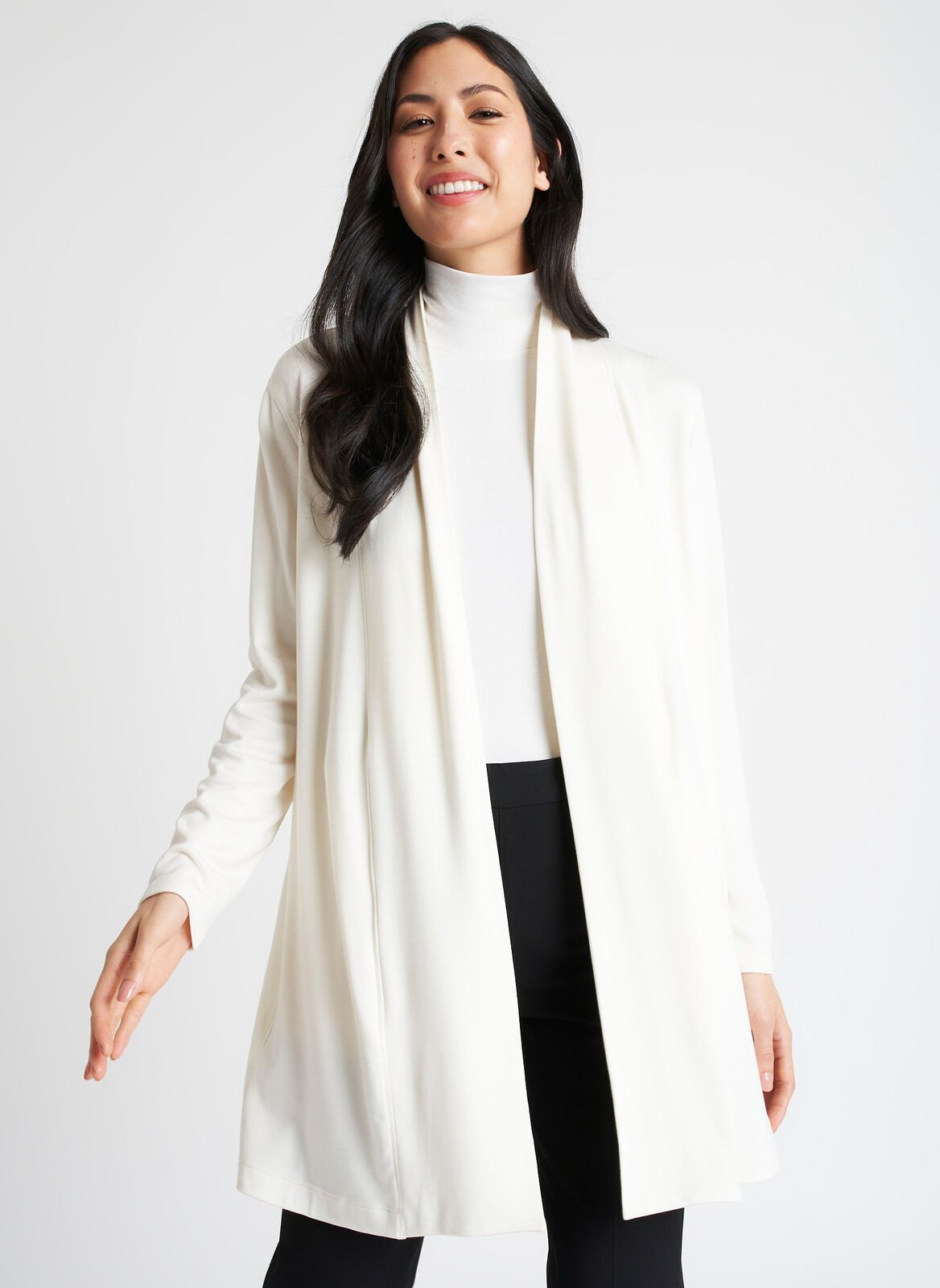 Brushed Open Cardigan sold by Kit and Ace product image thumbnail 6