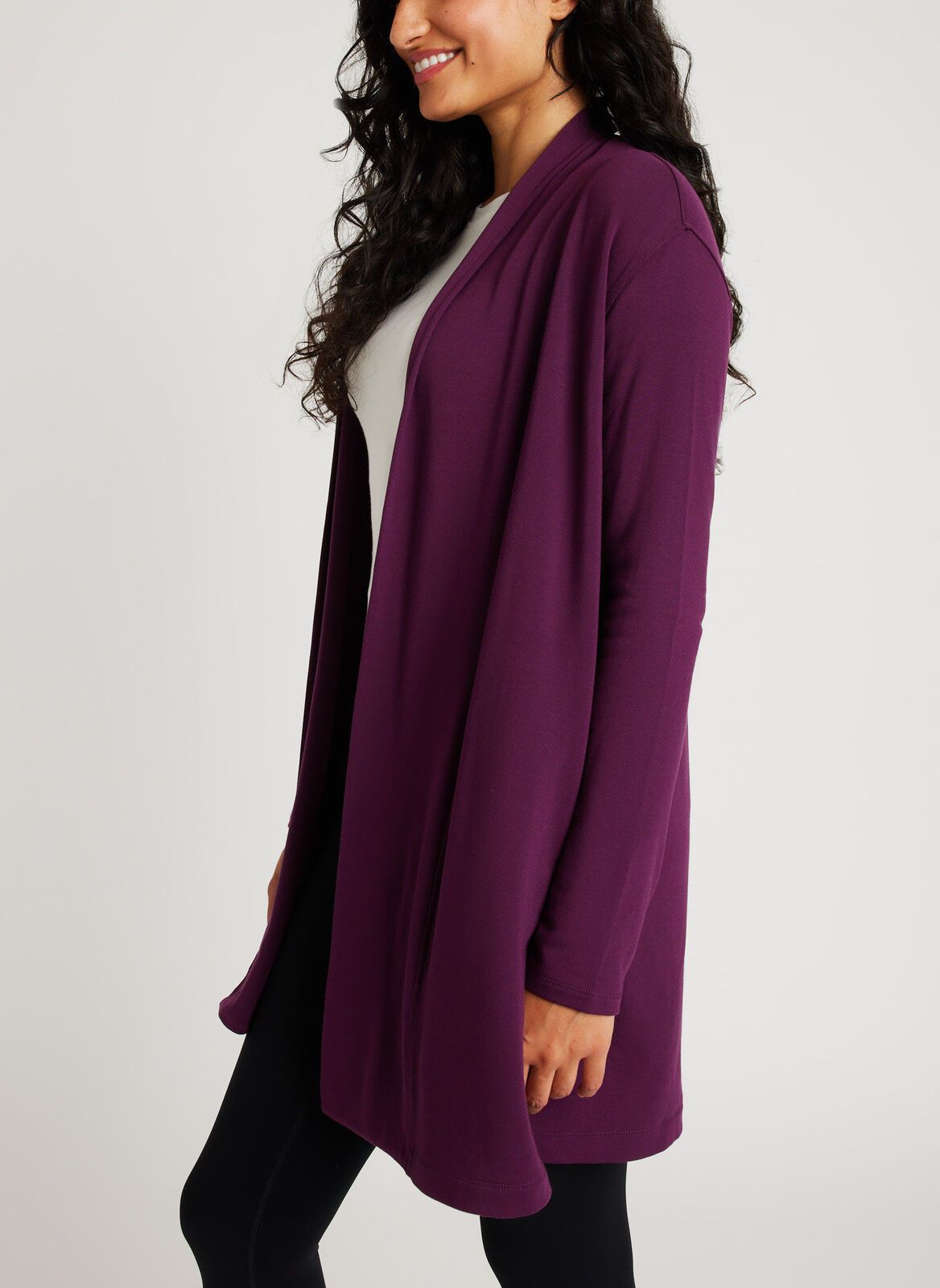 Brushed Open Cardigan sold by Kit and Ace product image thumbnail 18