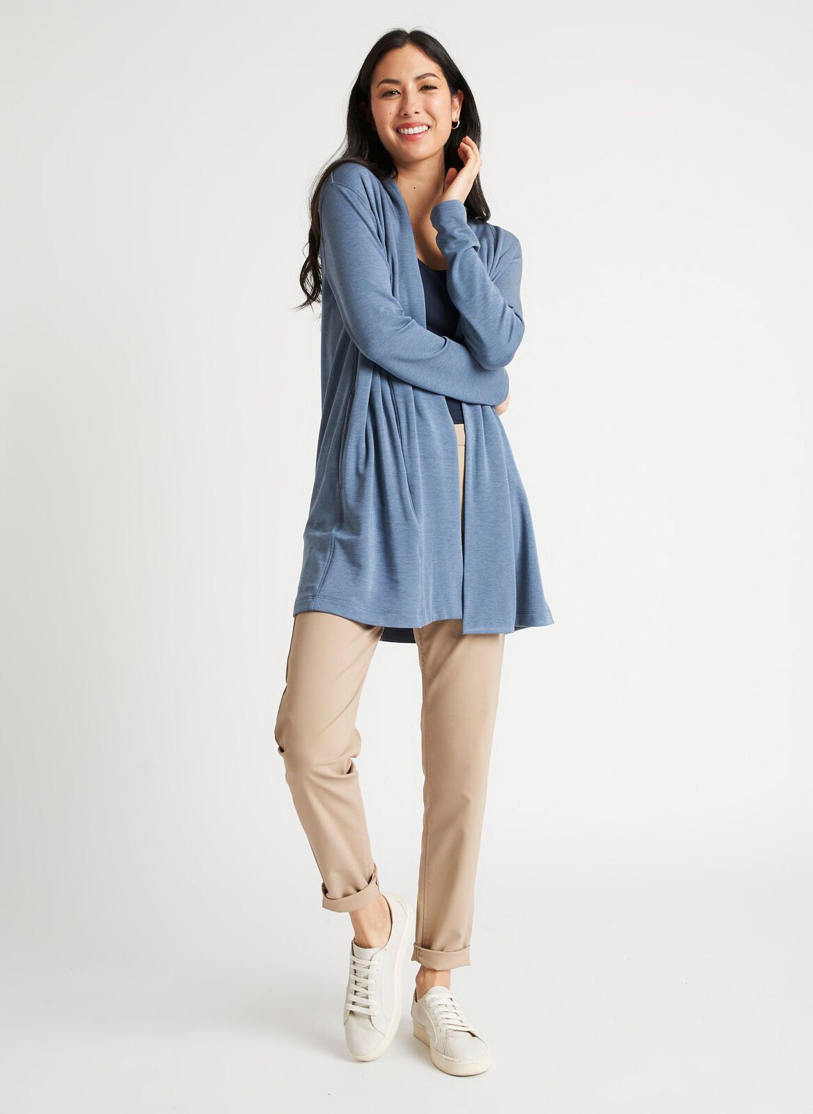 Brushed Open Cardigan sold by Kit and Ace product image thumbnail 13