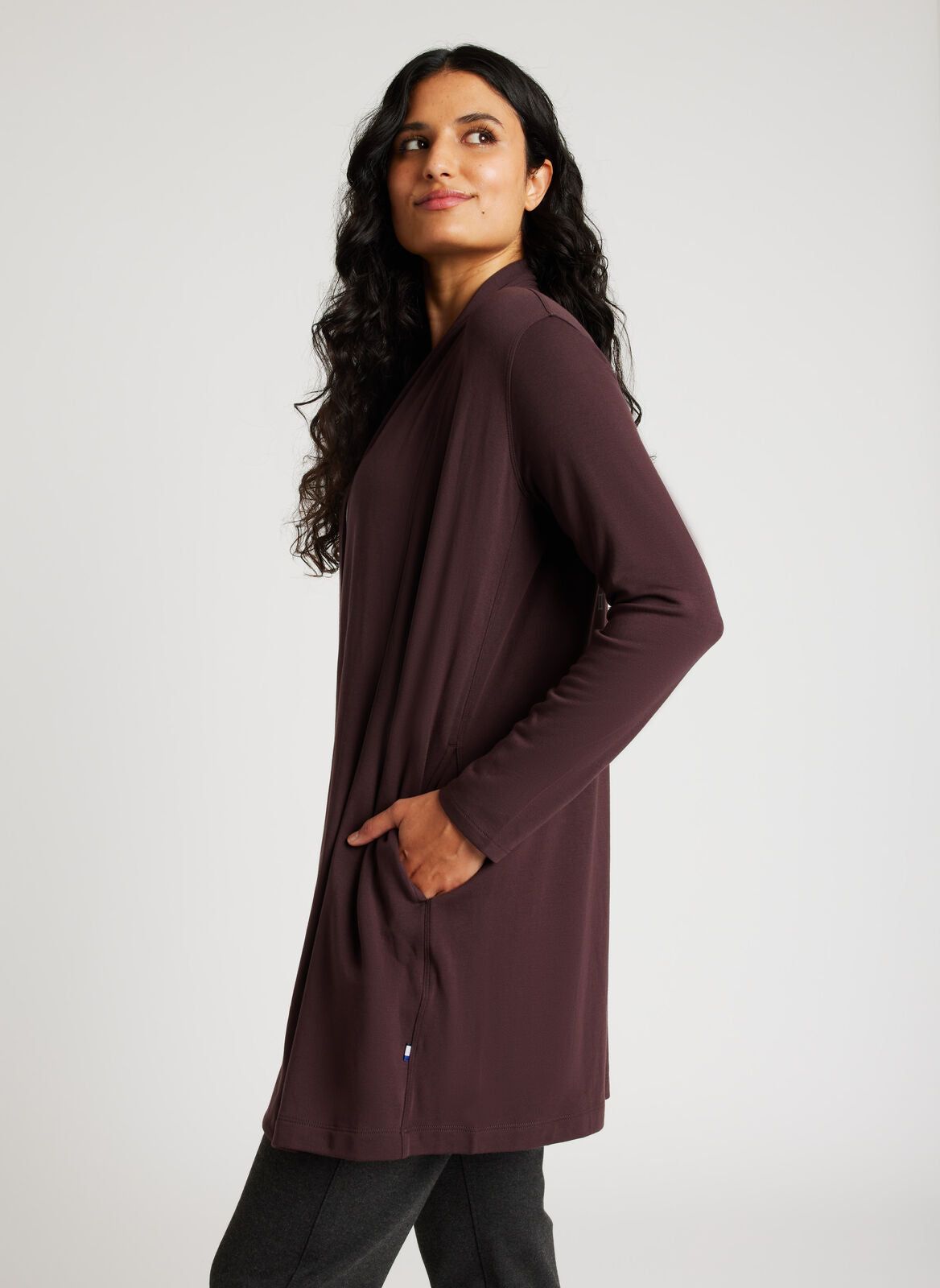 Brushed Open Cardigan sold by Kit and Ace product image thumbnail 22