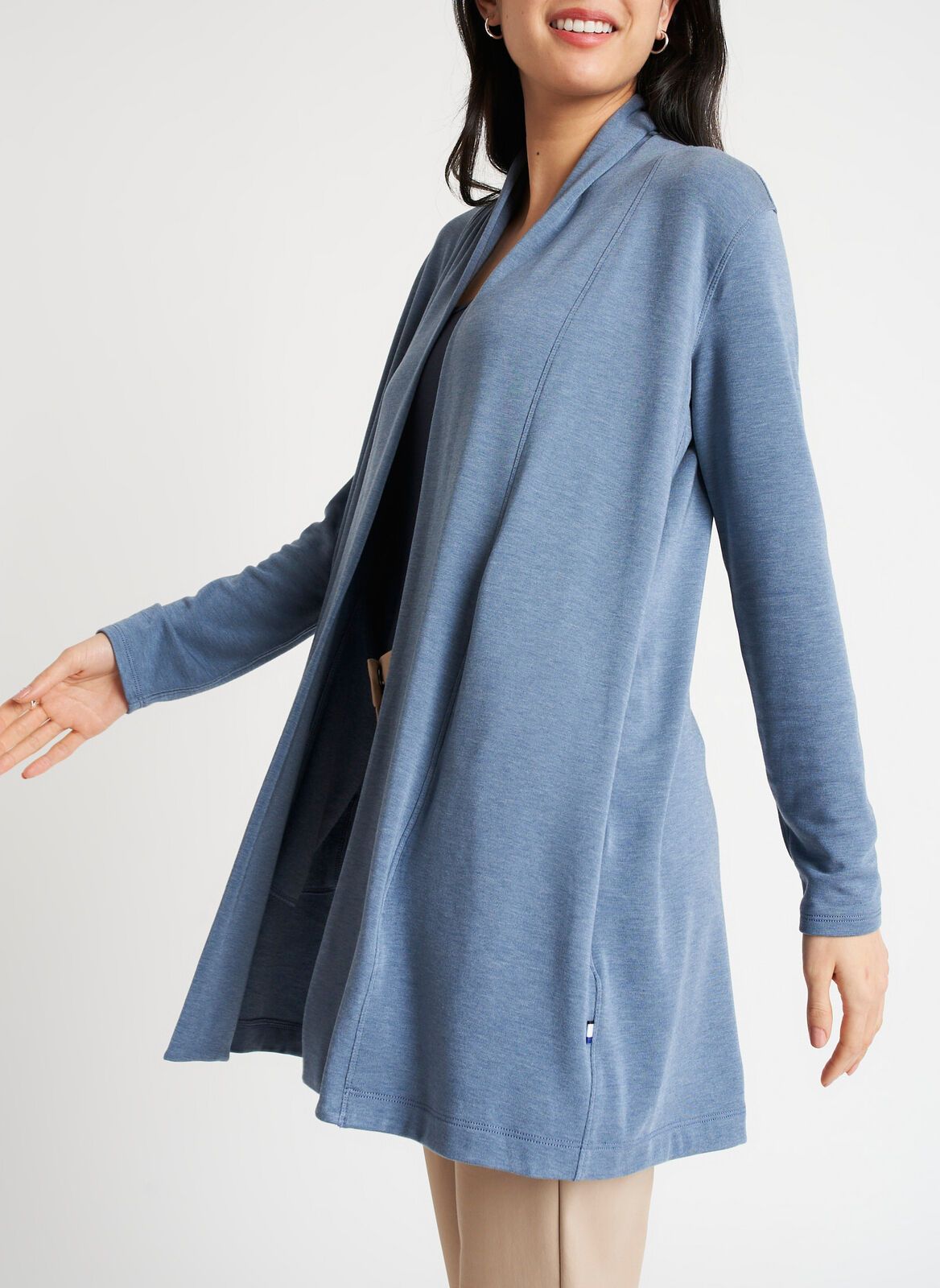 Brushed Open Cardigan sold by Kit and Ace product image thumbnail 11