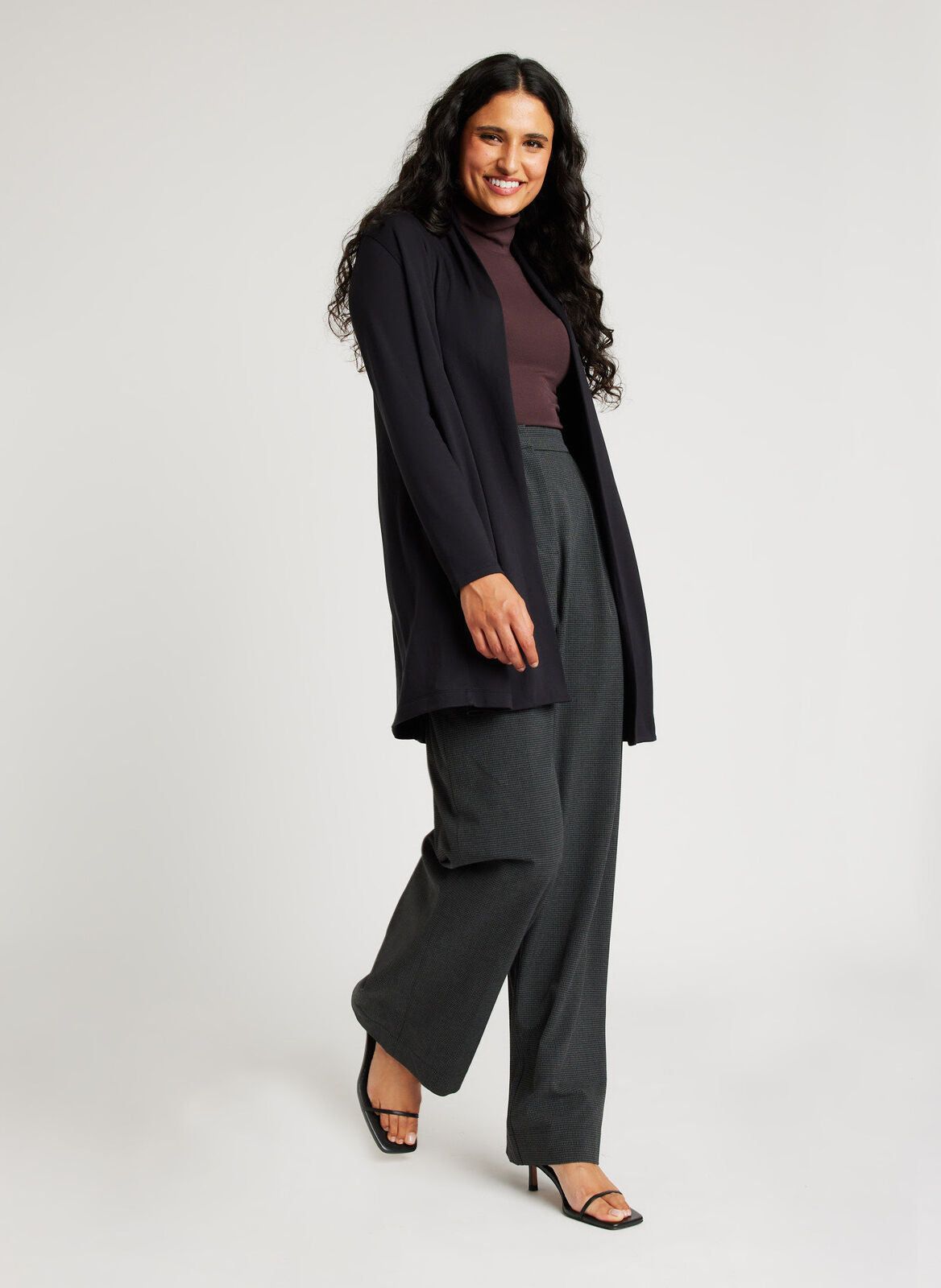 Brushed Open Cardigan sold by Kit and Ace product image thumbnail 5