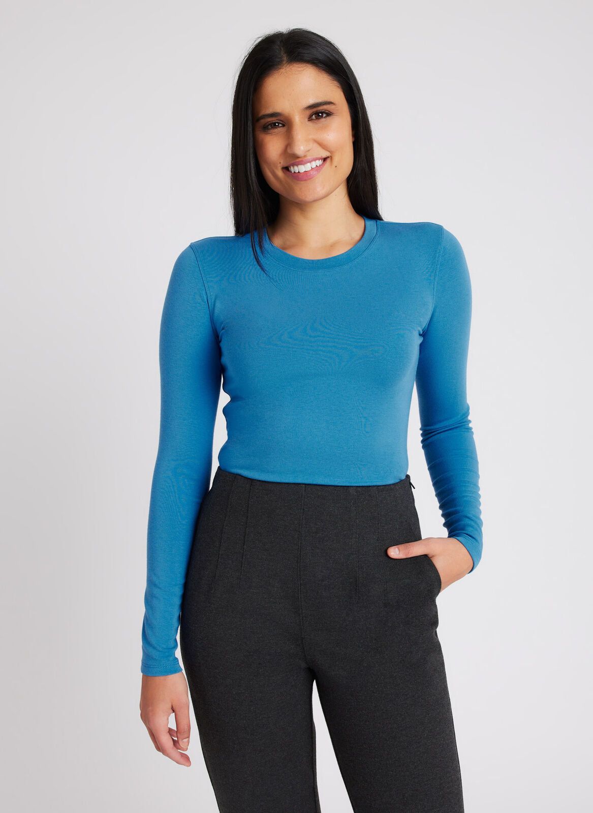 Kit Long Sleeve Crewneck Tee sold by Kit and Ace