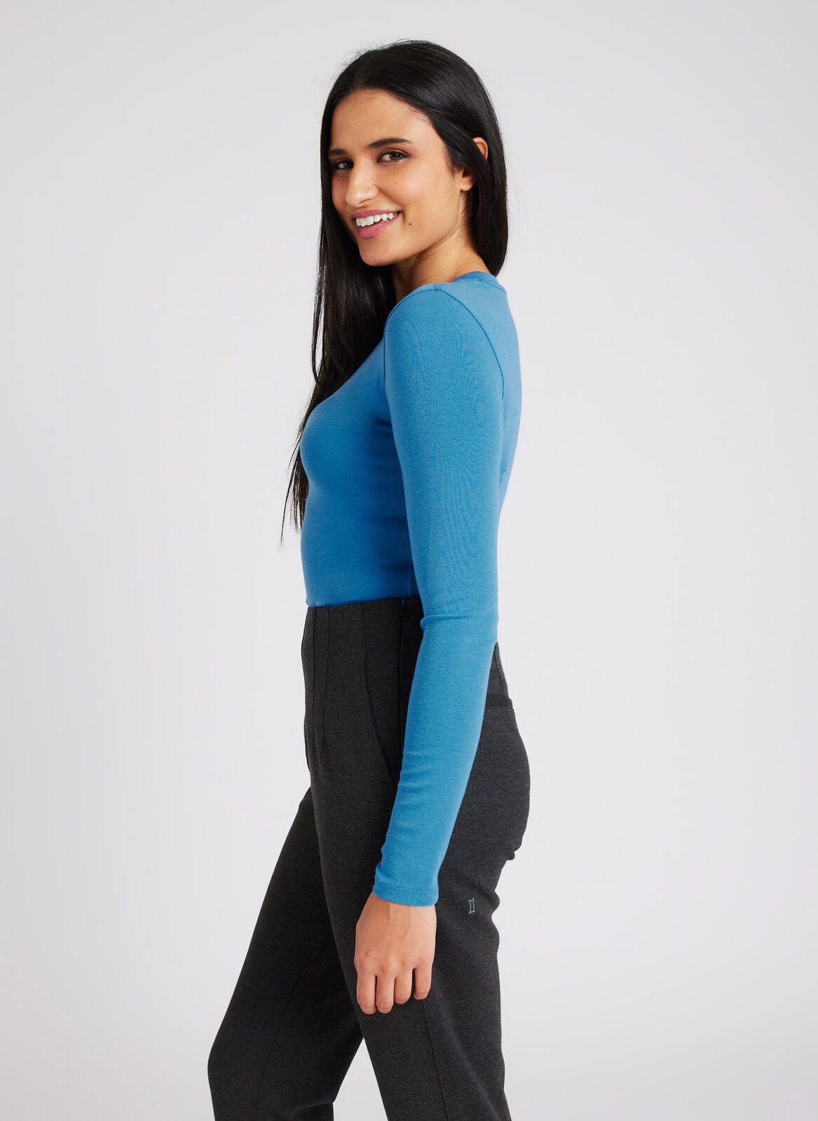 Kit Long Sleeve Crewneck Tee sold by Kit and Ace product image thumbnail 2