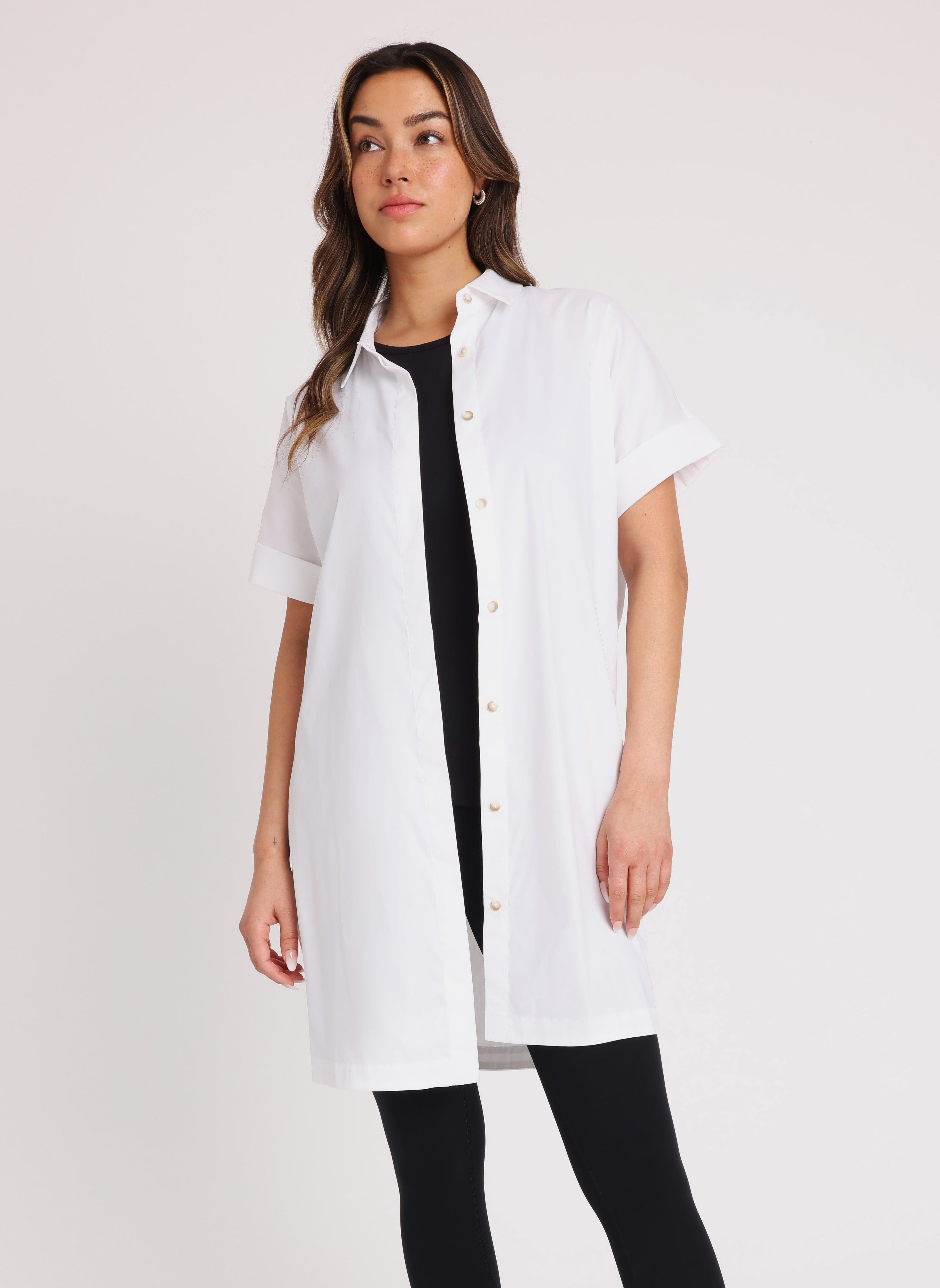 Keep It Cool Shirt Dress sold by Kit and Ace