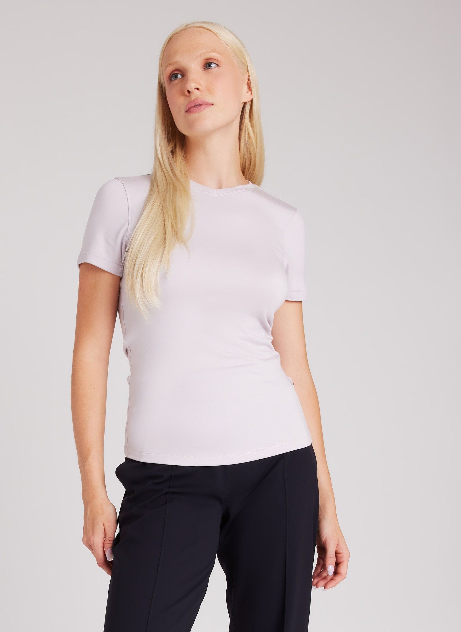 Brushed V-Neck Slim Fit Tee sold by Kit and Ace product image thumbnail 6