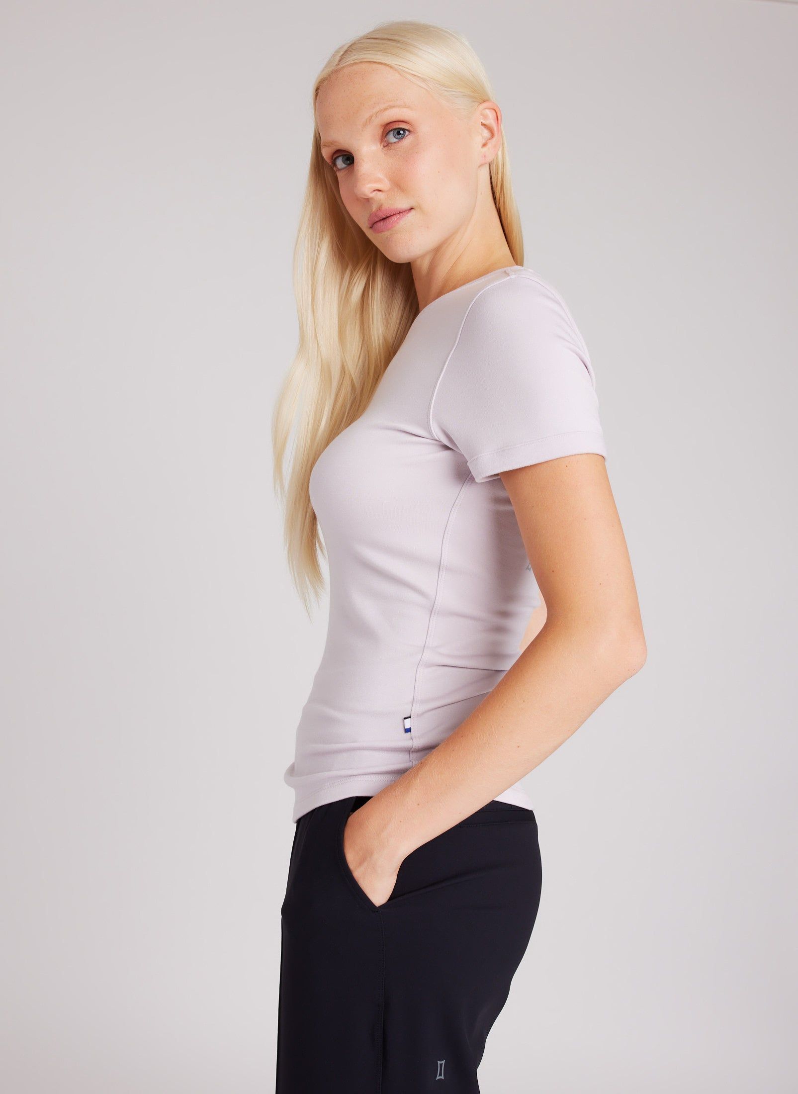 Brushed V-Neck Slim Fit Tee sold by Kit and Ace product image thumbnail 7