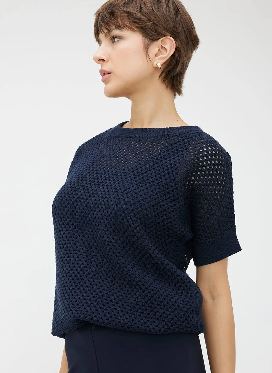 Essex Pointelle Sweater Tee sold by Kit and Ace product image thumbnail 2