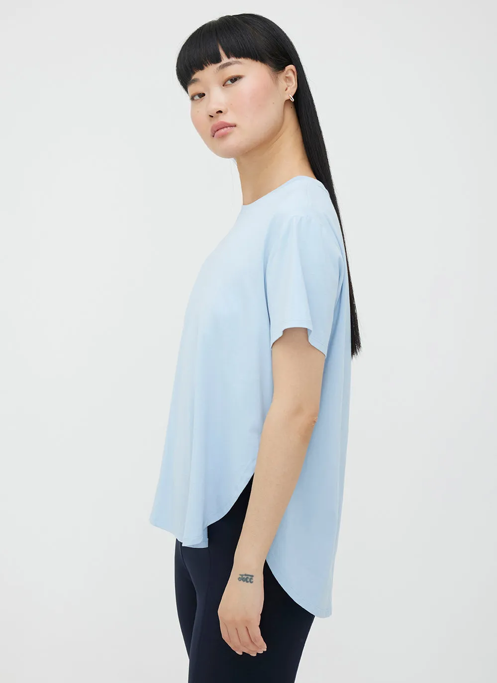 Soho Boxy Crew Neck Tee sold by Kit and Ace product image thumbnail 2