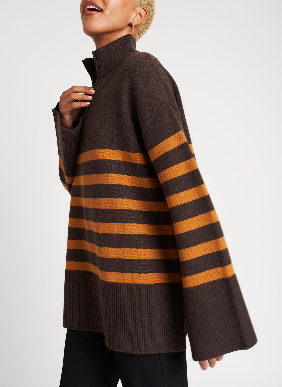 Swing Zip Neck Merino Sweater sold by Kit and Ace product image thumbnail 10