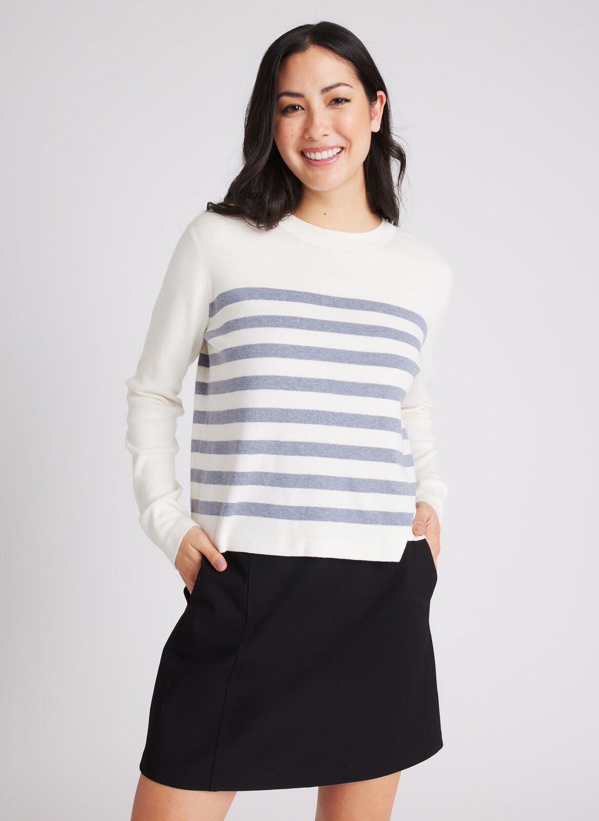 Starling Striped Sweater sold by Kit and Ace product image thumbnail 2