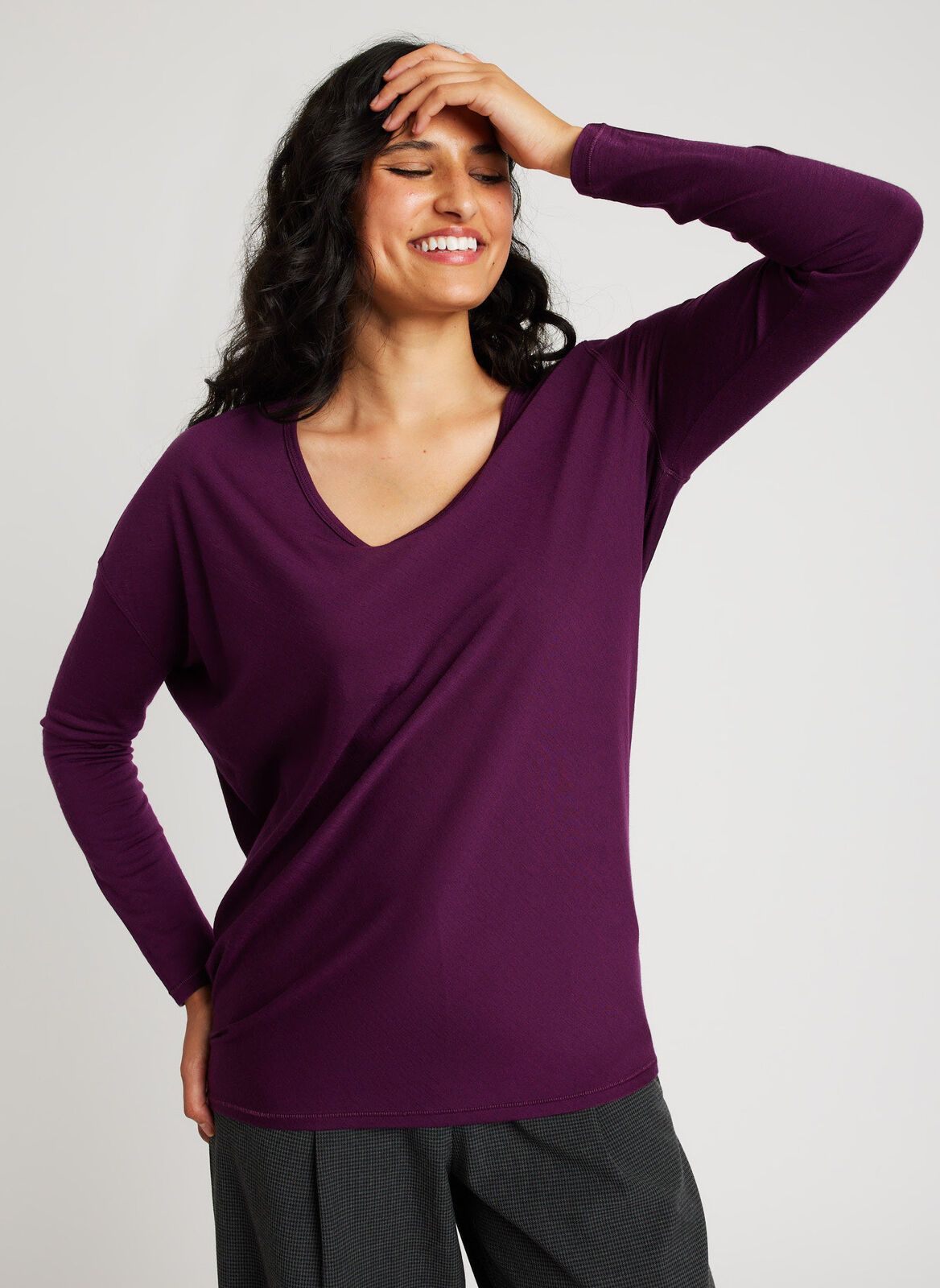Merino Wave Long Sleeve Tee sold by Kit and Ace product image thumbnail 13