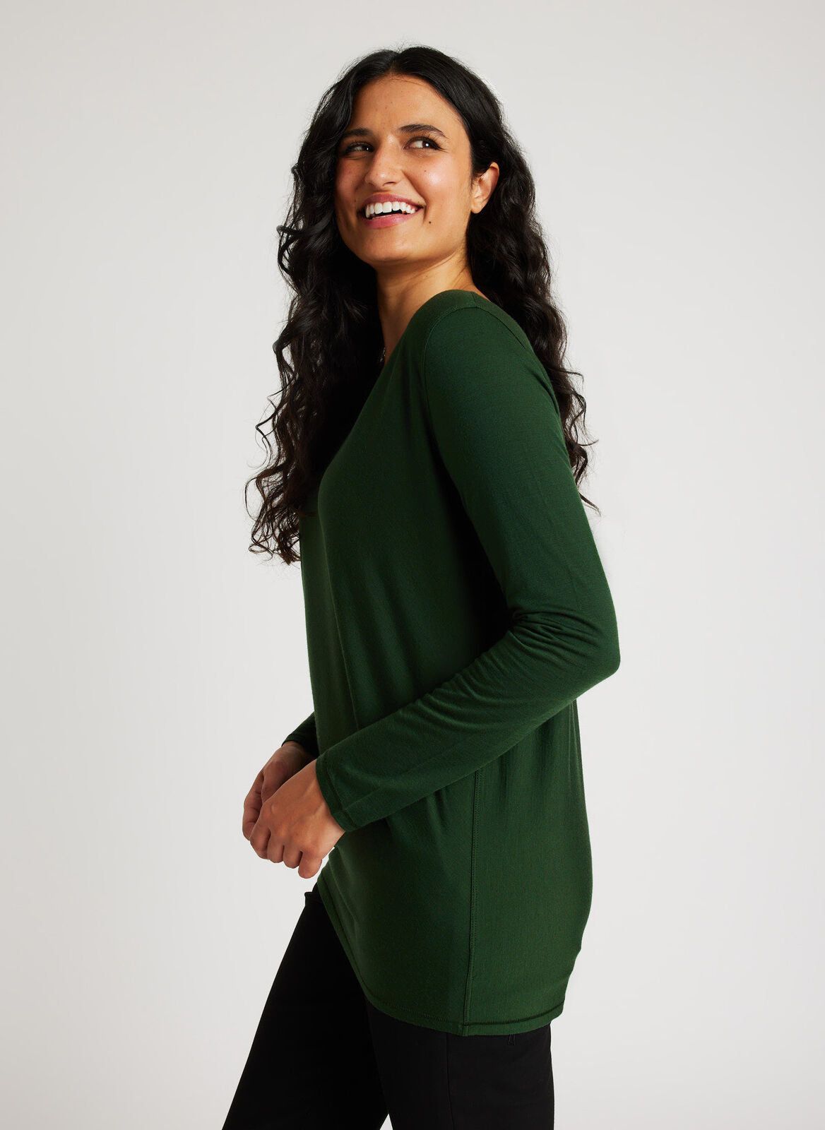 Merino Wave Long Sleeve Tee sold by Kit and Ace product image thumbnail 6