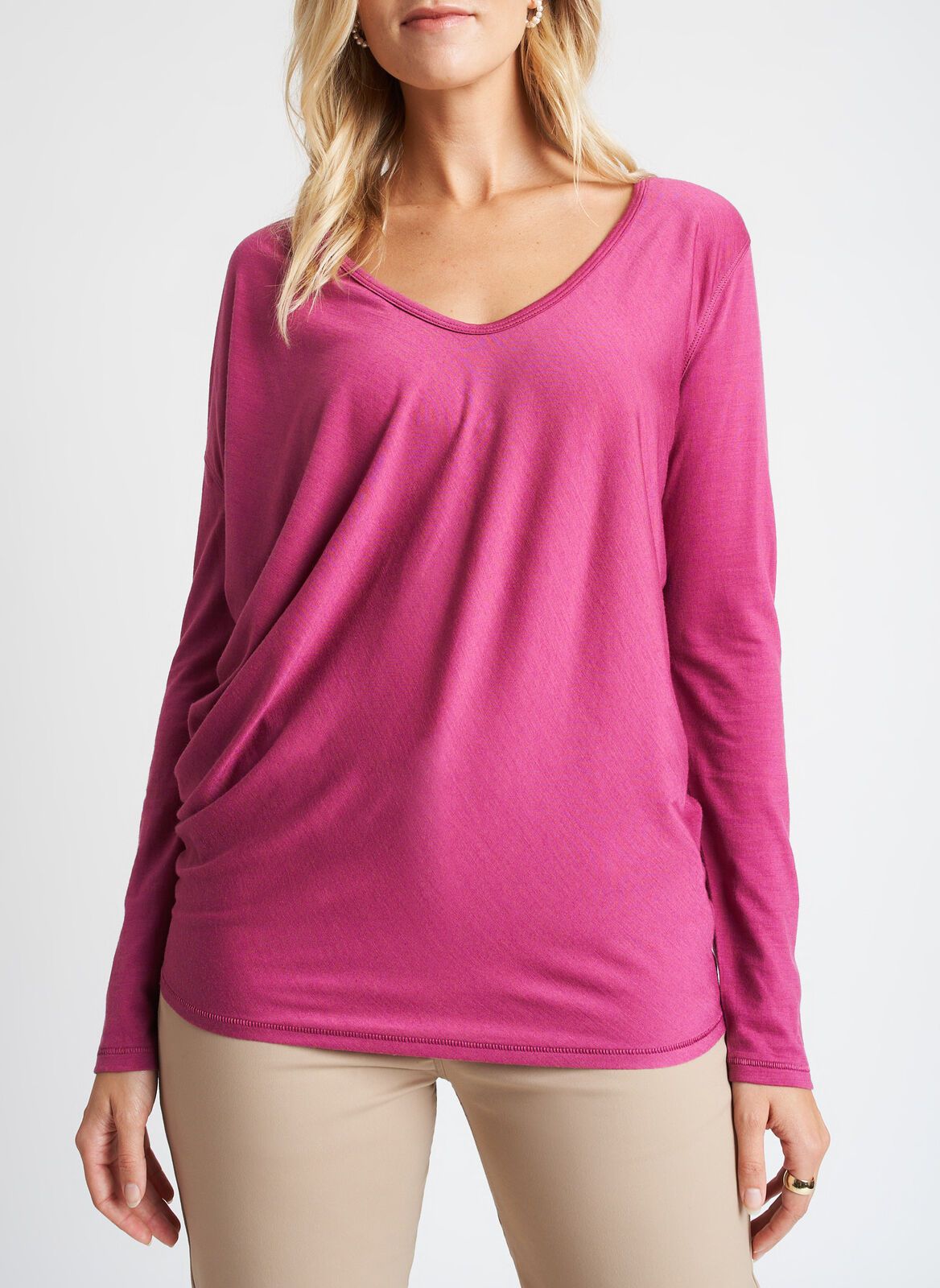 Merino Wave Long Sleeve Tee sold by Kit and Ace product image thumbnail 10