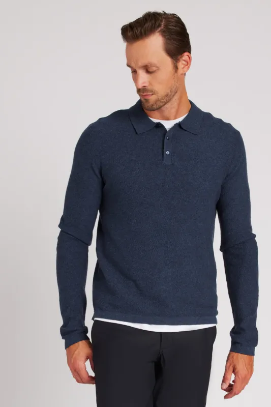 Uplift Polo Merino Sweater sold by Kit and Ace