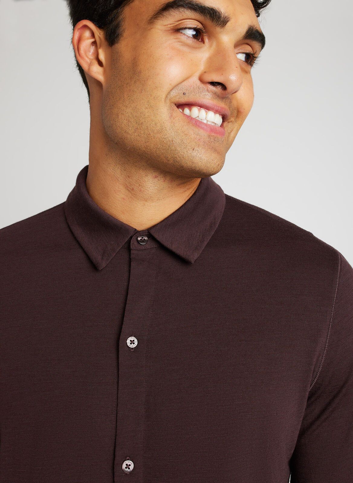 Merino Jersey Button-Up Shirt sold by Kit and Ace product image thumbnail 12
