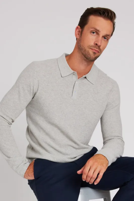 Uplift Polo Merino Sweater sold by Kit and Ace