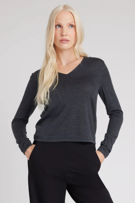 Dreamy Merino V-Neck Sweater sold by Kit and Ace