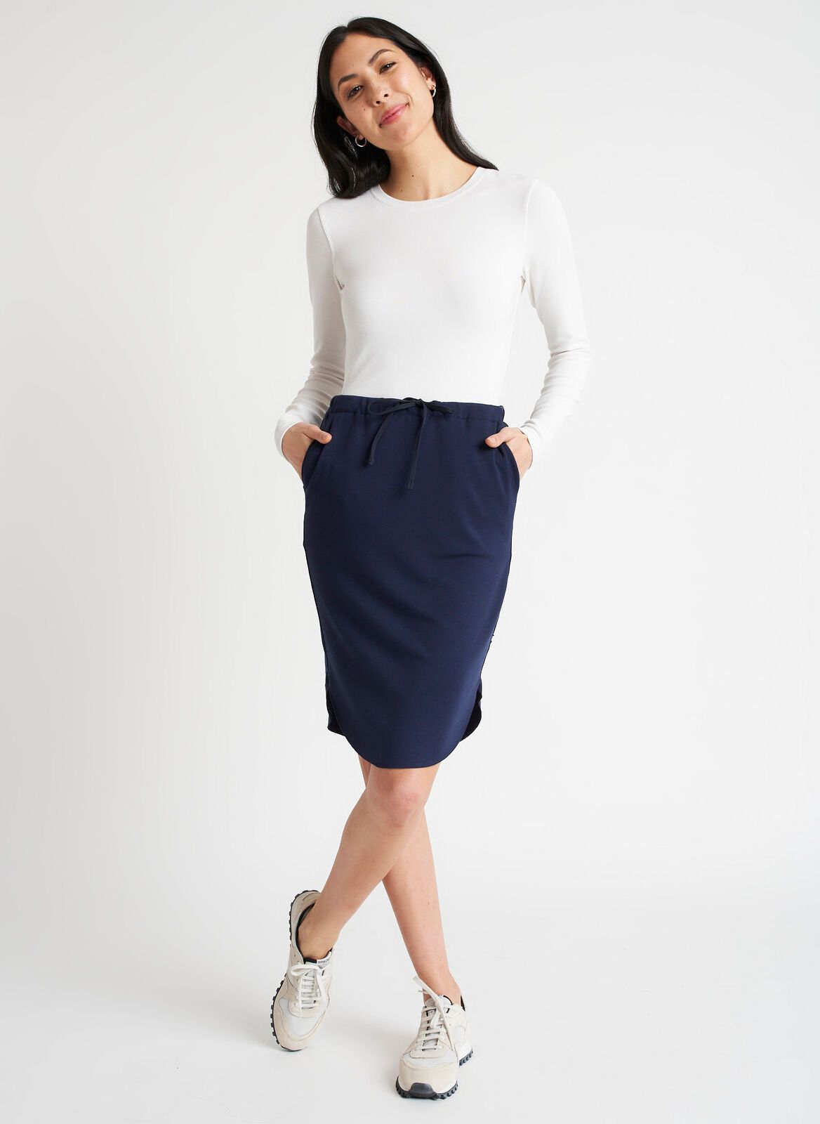 Kit Long Sleeve Crewneck Tee sold by Kit and Ace product image thumbnail 5