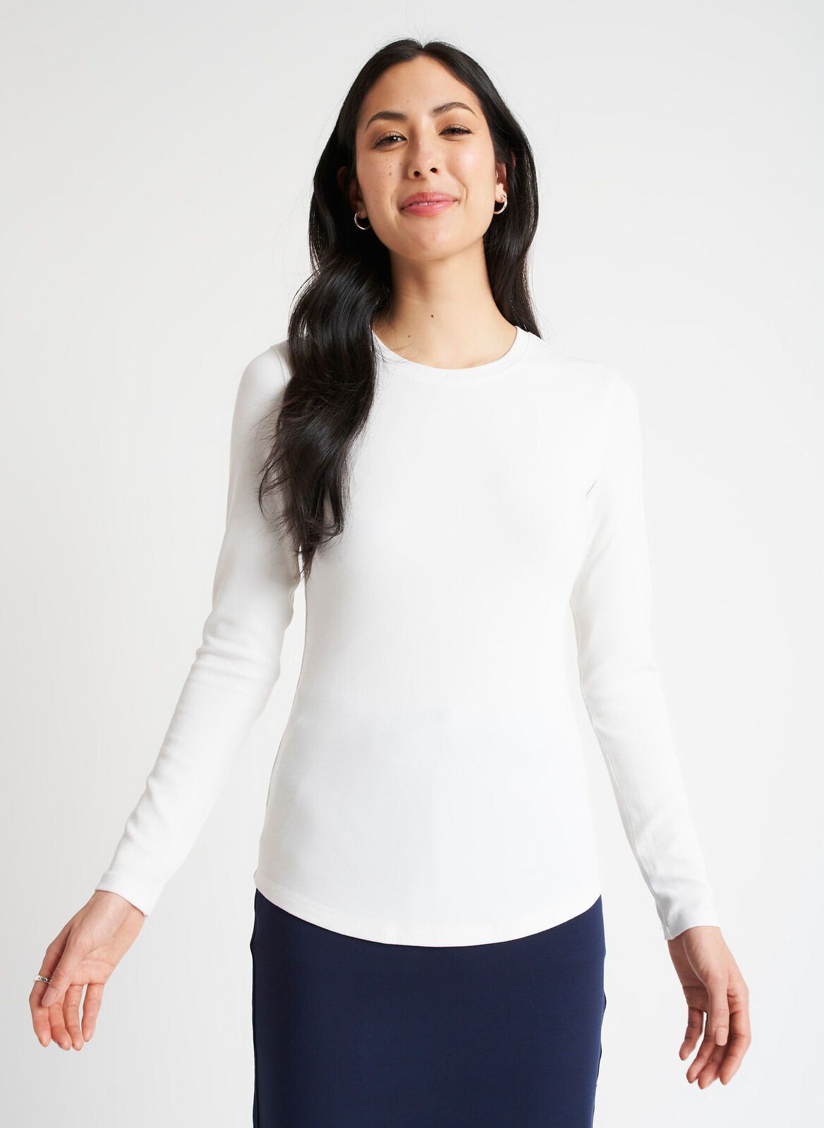 Kit Long Sleeve Crewneck Tee sold by Kit and Ace product image thumbnail 2