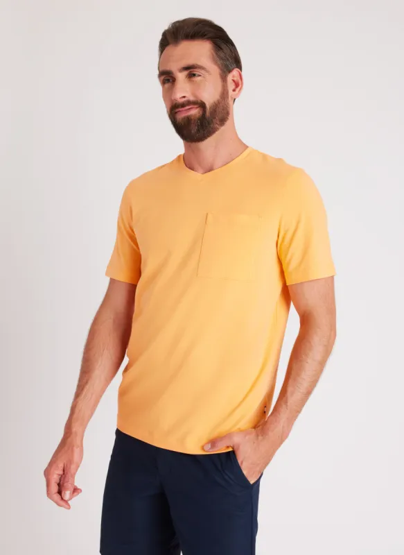 Hemlock Short Sleeve V-Neck Tee sold by Kit and Ace