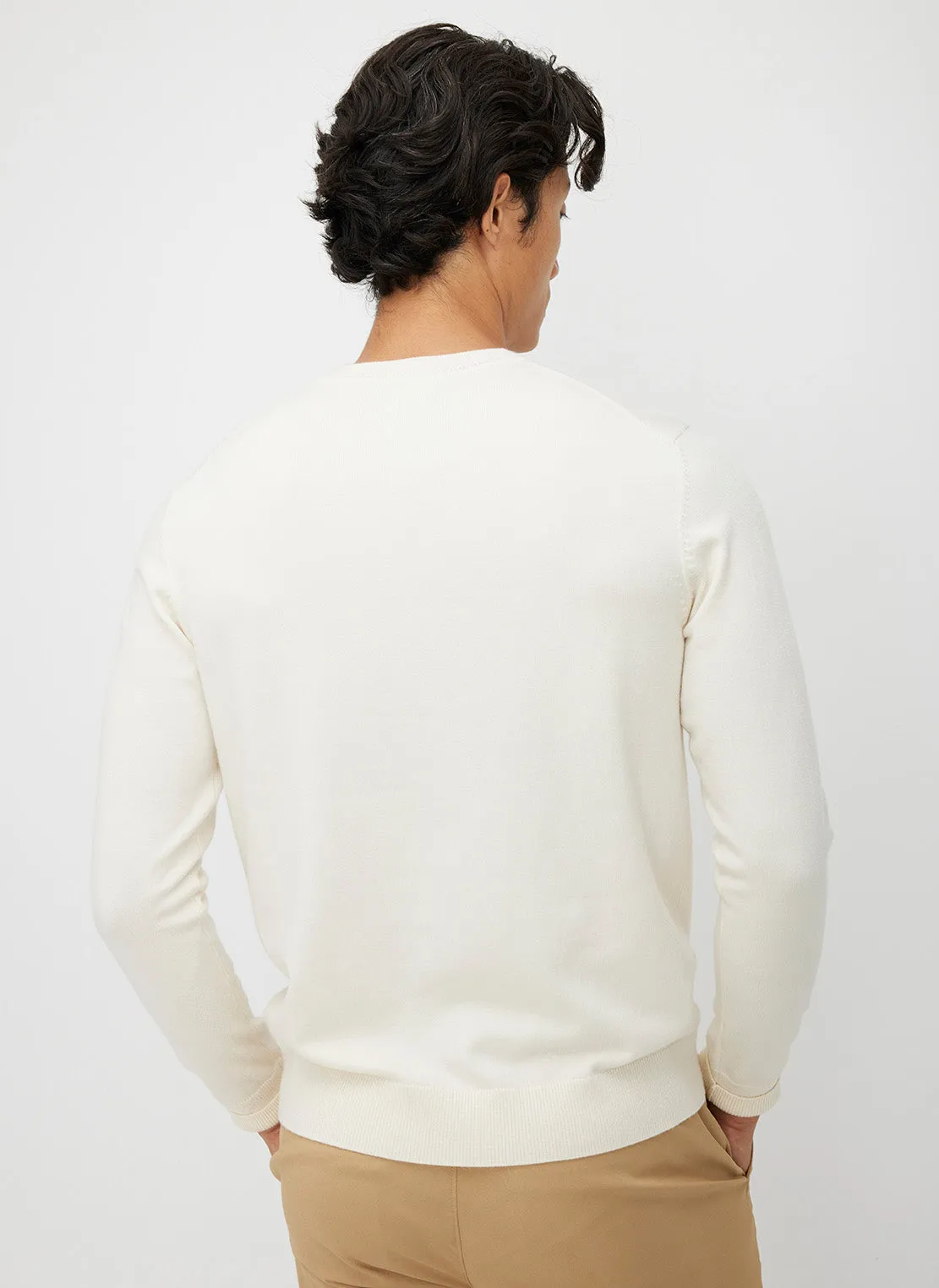 Hillside Merino Crewneck Sweater sold by Kit and Ace product image thumbnail 4