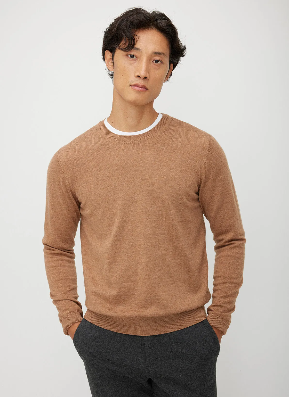 Hillside Merino Crewneck Sweater sold by Kit and Ace product image thumbnail 2
