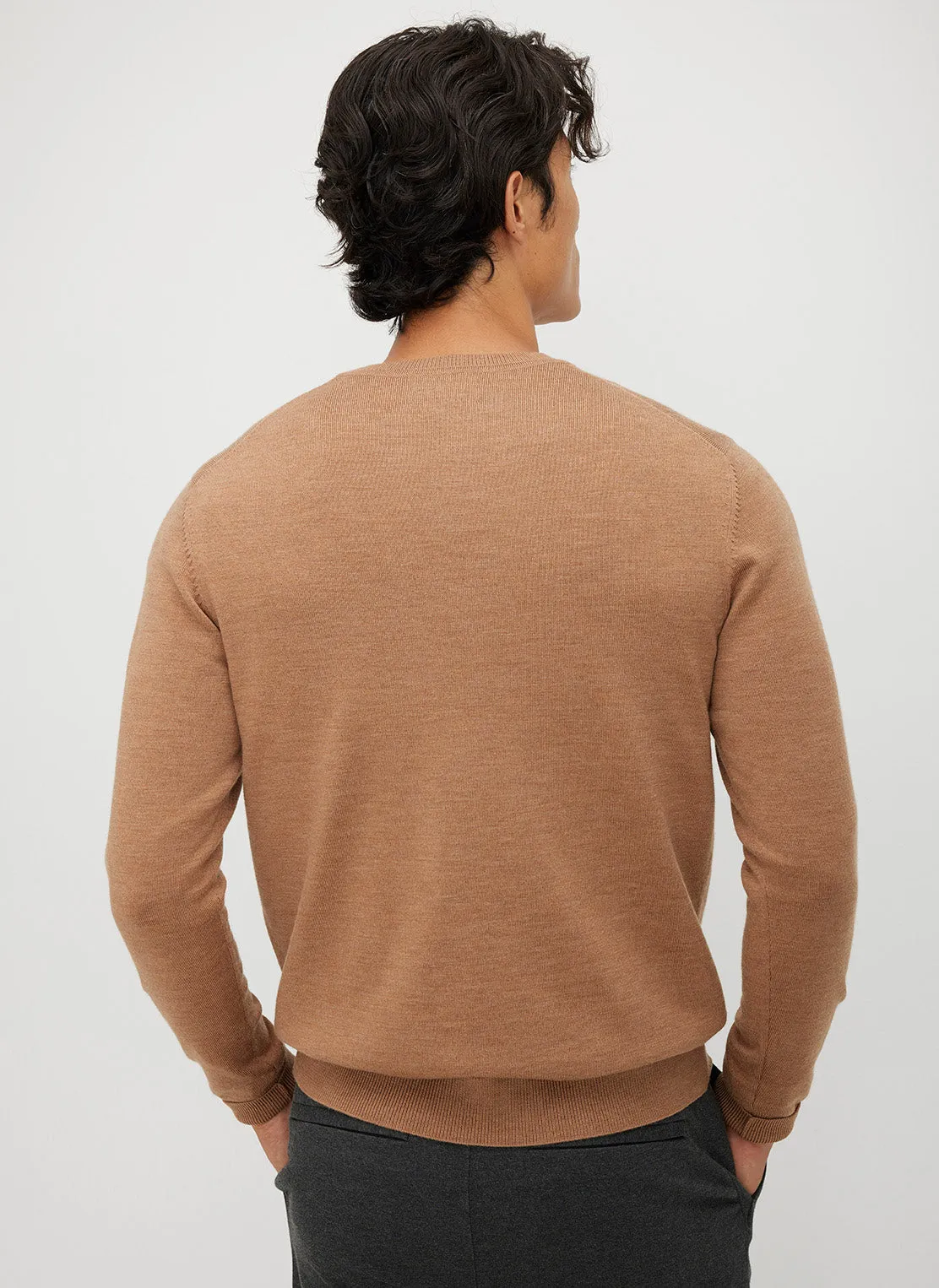 Hillside Merino Crewneck Sweater sold by Kit and Ace product image thumbnail 4