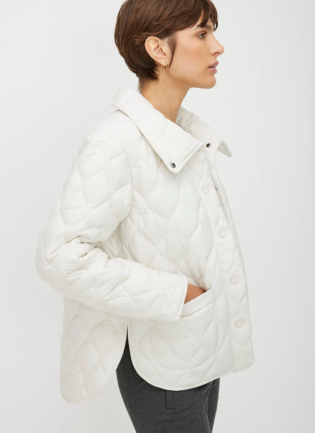 Oslo Recycled Quilted Jacket sold by Kit and Ace product image thumbnail 3
