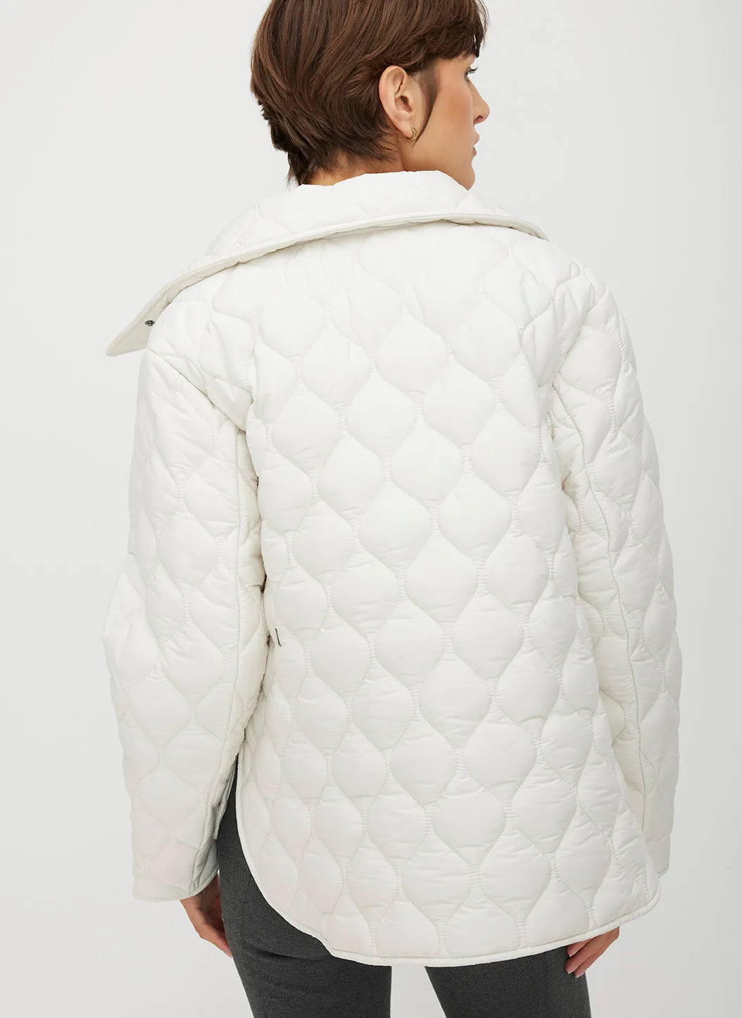 Oslo Recycled Quilted Jacket sold by Kit and Ace product image thumbnail 4