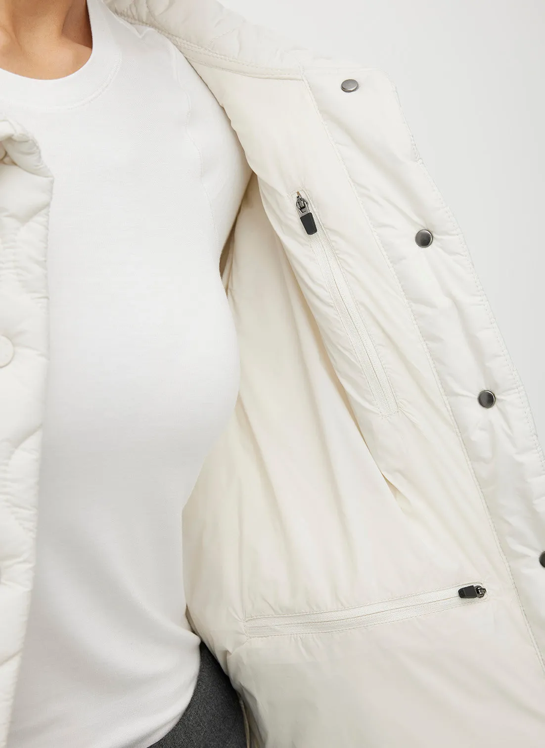 Oslo Recycled Quilted Jacket sold by Kit and Ace product image thumbnail 5