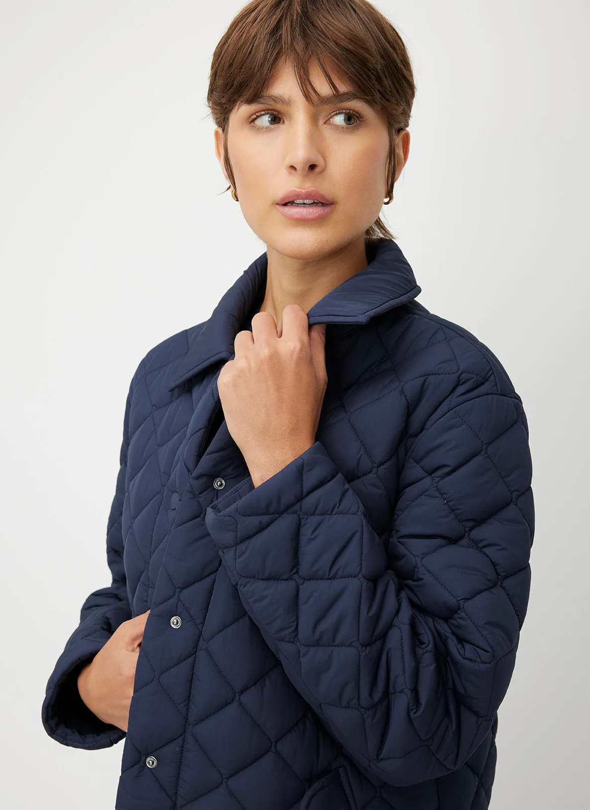 Oslo Recycled Quilted Coat sold by Kit and Ace product image thumbnail 2