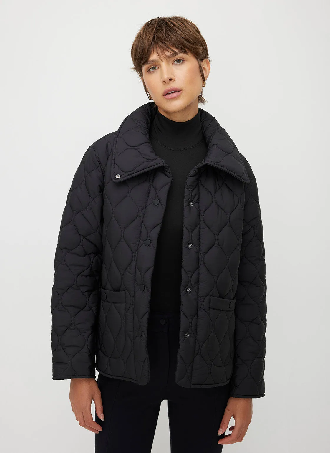 Oslo Recycled Quilted Jacket sold by Kit and Ace product image thumbnail 2