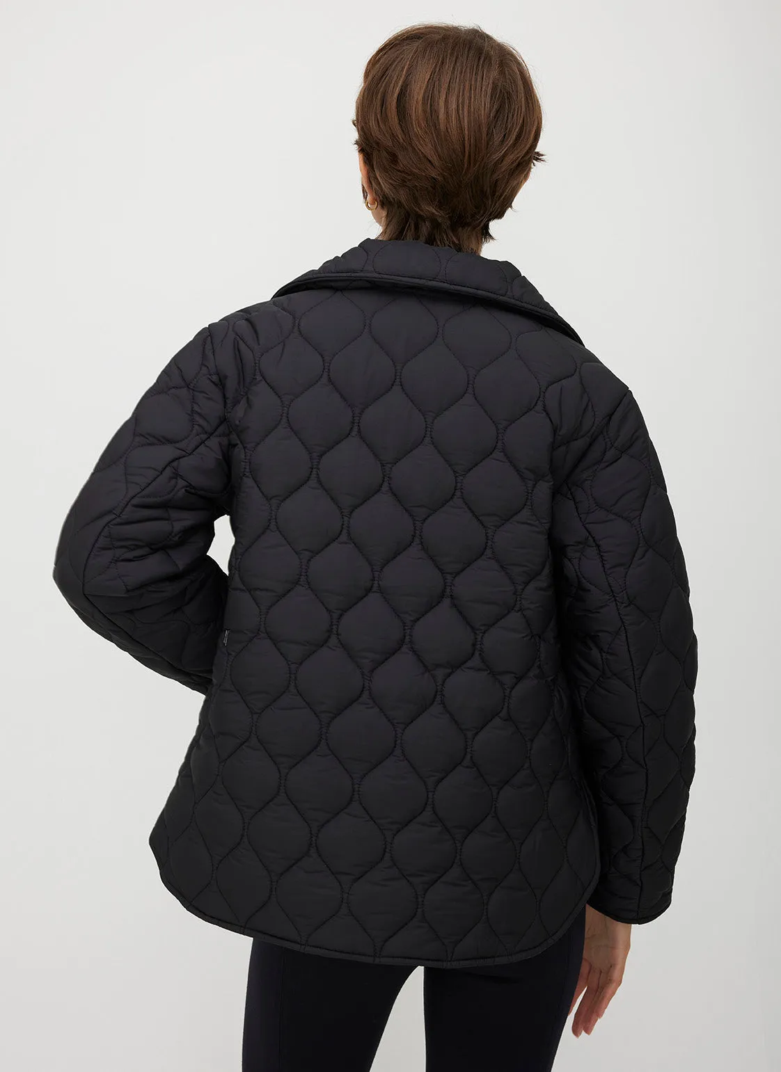 Oslo Recycled Quilted Jacket sold by Kit and Ace product image thumbnail 4