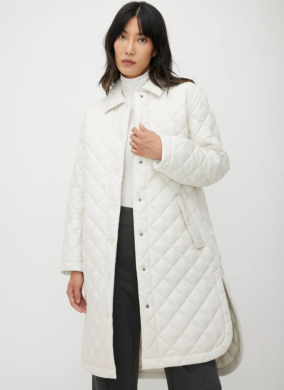 Oslo Recycled Quilted Coat sold by Kit and Ace product image thumbnail 3