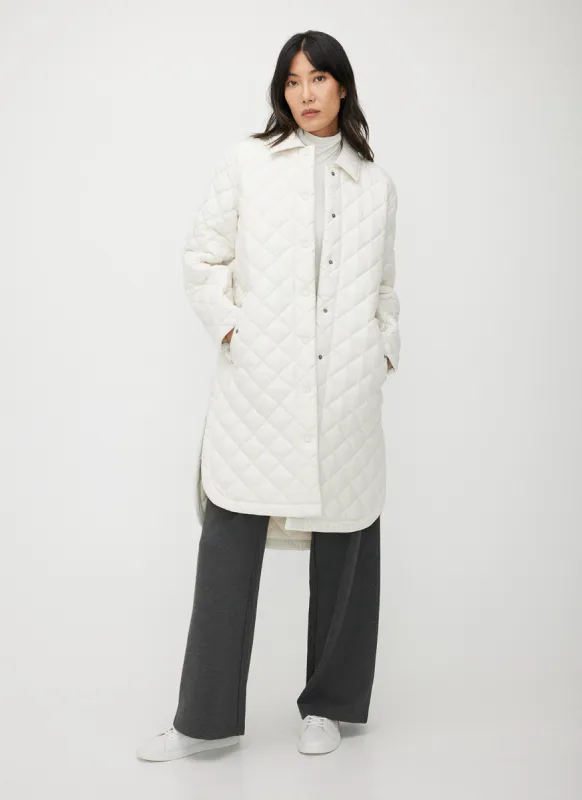 Oslo Recycled Quilted Coat sold by Kit and Ace